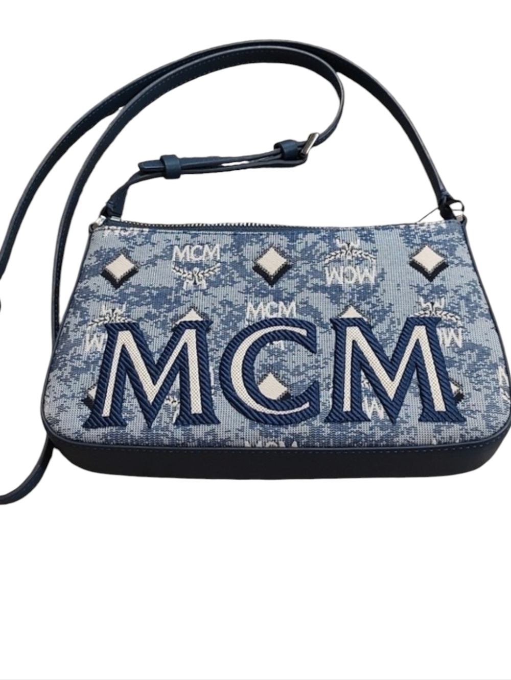 NWT MCM Aren Shoulder Bag in Vintage Monogram Jacquard